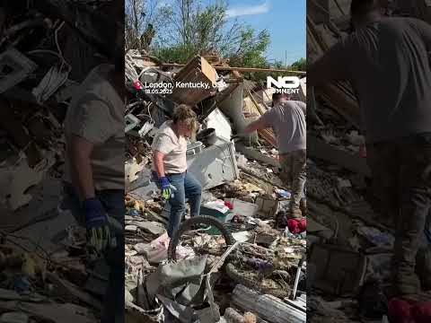 Kentucky tornadoes leave trail of devastation with more storms to come #shorts #nocomment #kentucky