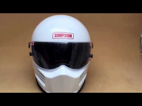 Simpson Bandit crash helmet car racing bikers  motorsport SA2015  simpson-helmets.eu  01773835666
