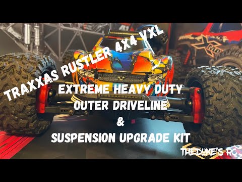 Traxxas Rustler 4x4 VXL “EXTREME HEAVY DUTY DRIVELINE KIT” Install | RC Action Hawaii RC Mods