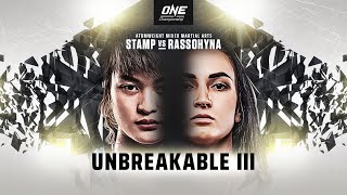 ONE Championship: UNBREAKABLE III | Full Event