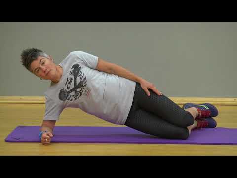 Side plank - YouTube video thumbnail.