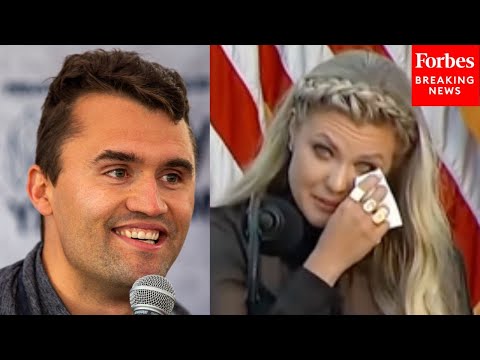 Video | Erika Kirk Gets Emotional As She Remembers Charlie Reading To