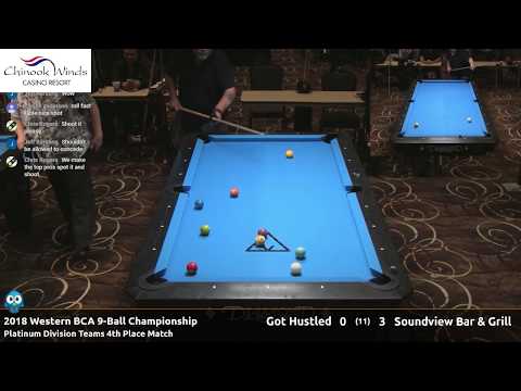 Got Hustled vs Soundview Bar & Grill - 2018 Western BCA 9-Ball