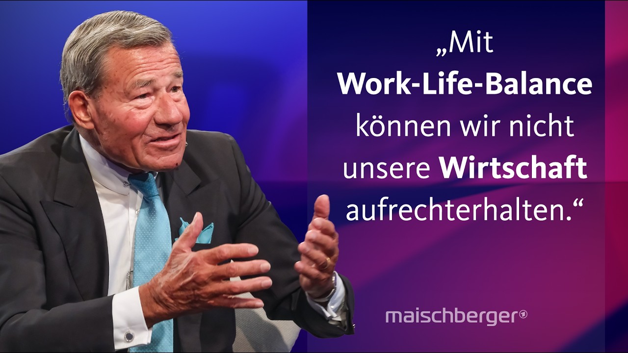 Wolfgang Grupp über sein Leben als Unternehmer und seine Sicht auf die Wirtschaft | maischberger