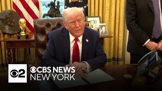 President Trump says he has reached a deal to pause tariffs on Mexico and Canada