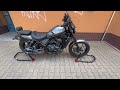 SEFIS D18 Motorradständer Set Vorder- und Hinterrad - rot - Dorn / 2in1 für Honda CMX 500/1100 Rebel