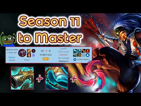 Season 11 Shaco Road to Master - Diamond Ranked [League of Legends] Full Gameplay - Infernal Shaco