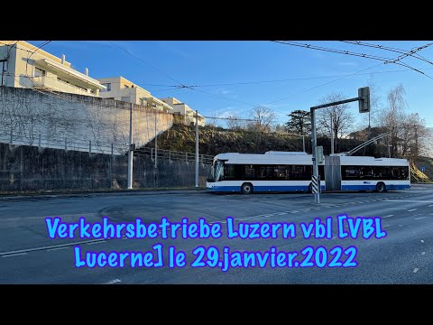 Verkehrsbetriebe Luzern vbl [VBL Lucerne] le 29.janvier.2022