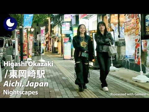 [Higashi-Okazaki] Night Walk | After the Station Building Demolition