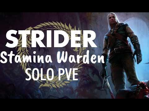 Stamina Warden PVE Solo Build - STRIDER - ESO Murkmire