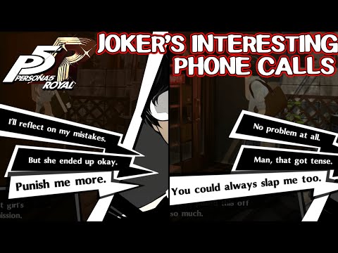 Joker's interesting phone calls - Persona 5 Royal