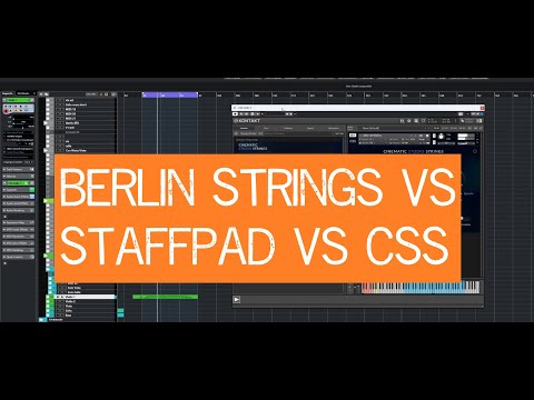 Berlin Strings DAW/Staffpad Vs Cinematic Studio Strings Comparison