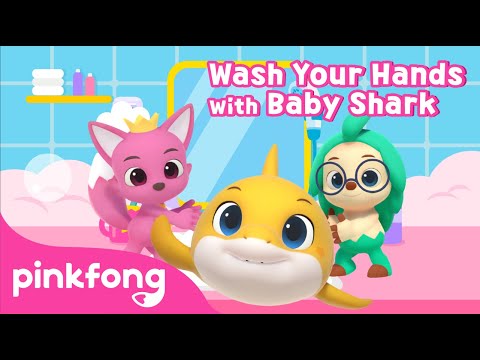 ベビーシャークと手を洗ってダンスをしよう｜#BabySharkHandWashChallengeに参加しよう｜Pinkfong Songs for Kids (Wash Your Hands Dance with Baby Shark | Join #BabySharkHandWashChallenge | Pinkfong Songs for Kids)