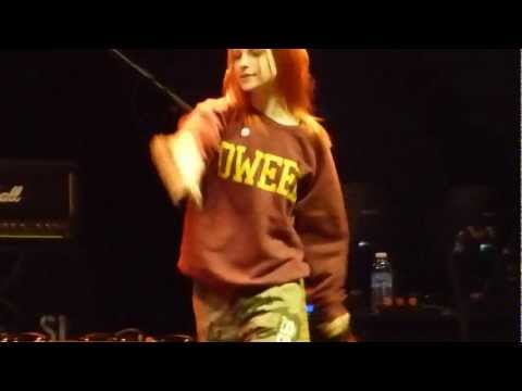 130217 [Fancam] Hayley's surprise appearance during open acts Paramore in KL