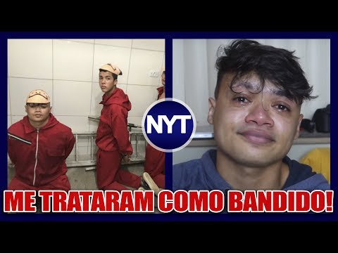 YouTuber PRESO em pegadinha de La Casa de Papel CHORA e revela a VERDADE sobre o caso do presídio