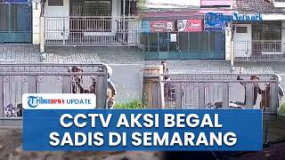 Download lagu Detik-detik Rekaman CCTV Begal Sadis di Semarang, Korban Dibacok Pelaku saat Tolong Teman mp3