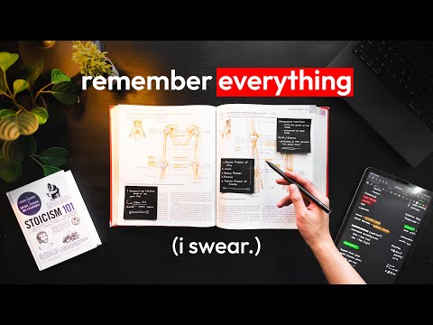 I learned a method to INSTANTLY REMEMBER EVERYTHING I read. (Cognitive Unloading Method)