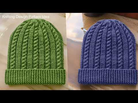 Ladies gents cap knitting design | Woolen Topi Knitting Design Pattern Idea.