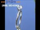 14K White Gold Diamond Solitaire Ring - JD102
