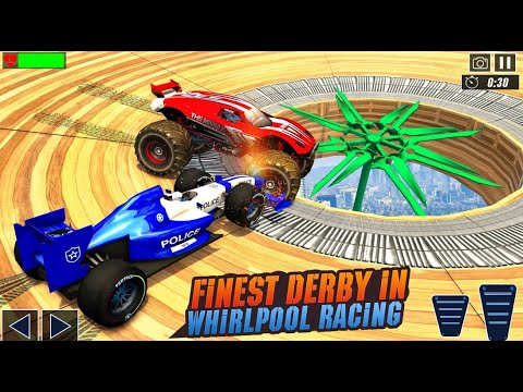 Police Formula Car Derby Demolition Crash Stunts -F1 Stunt Racing - Best Android GamePlay