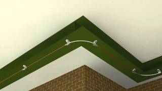 preview picture of video 'XSLinked Ceiling (installed on a steel structure)'