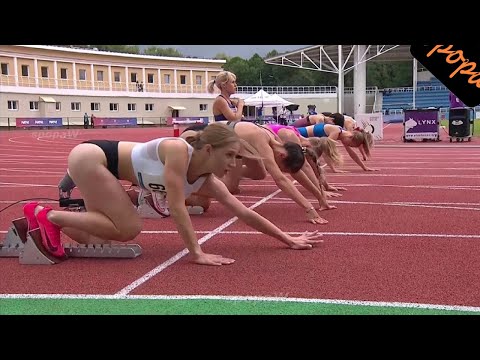 Thrilling Race! Witness the Women's 100m Round 1 Showdown at Russian Cup 2023