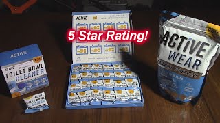 ACTIVE Automatic Toilet Bowl Cleaner Tablets, Garbage Disposal Cleaning Tablets, Laundry Detergent