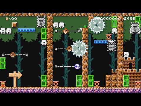 Single Screen Challenge 23 by Kevin! - Super Mario Maker 2 - No Commentary 1bw