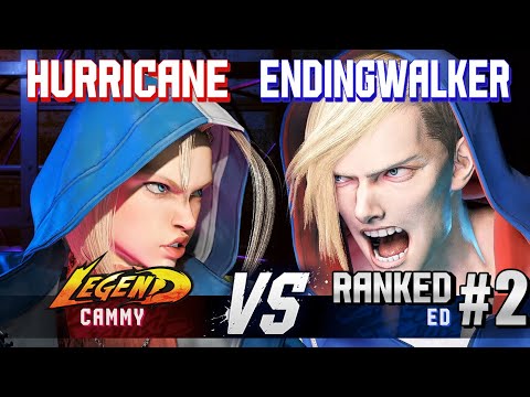 SF6 ▰ HURRICANE (Cammy) vs ENDINGWALKER (#2 Ranked Ed) ▰ High Level Gameplay