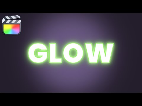 Add Glow to TEXT, ICONS & MOVING OBJECTS in Final Cut Pro