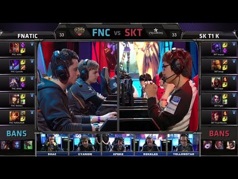 Fnatic vs SK Telecom T1 K | All-Star 2014 Invitational Group Stage Day 2 | FNC vs SKT T1 K