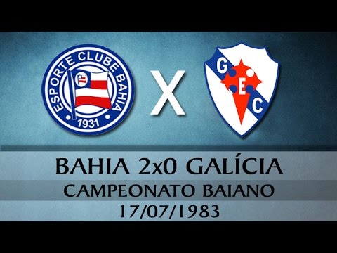 Bahia 2x0 Galícia (BA) - Campeonato Baiano 1983 (17-07-1983)