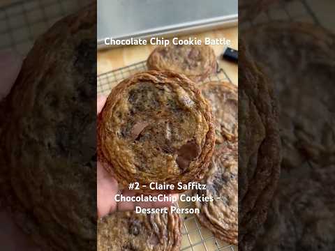 Chocolate Chip Cookie Battle | 2 of 10 #cookies #baking #holidaybaking #clairesaffitz #recipe