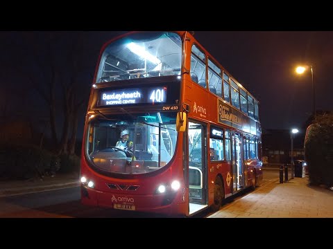 F1 Mode+Full Kickdown|Arriva Wright Gemini 2 VDL DB300|401 Thamesmead|LJ11AAX DW450