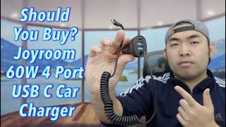 Should You Buy? Joyroom 60W 4 Port USB C Car Charger