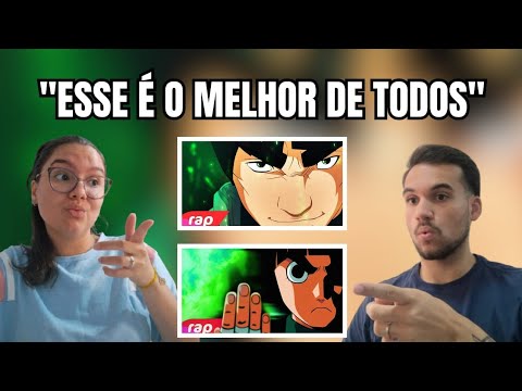 MINHA NAMORADA REAGINDO AO RAP DO MAITO GAI E ROCK LEE (7 MINUTOZ)