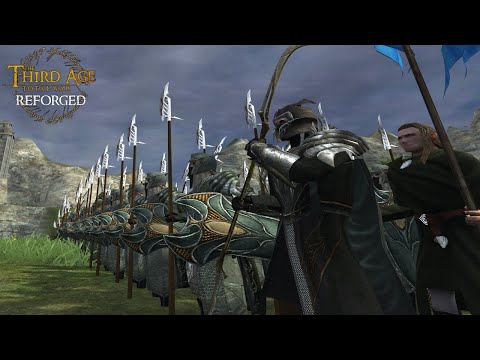 HIGH MOOR, ELF REFUGE UNDER SIEGE (Siege Battle) - Third Age: Total War (Reforged)