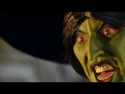 Animated Wicked Witch of the West on Broom | Grandin Road