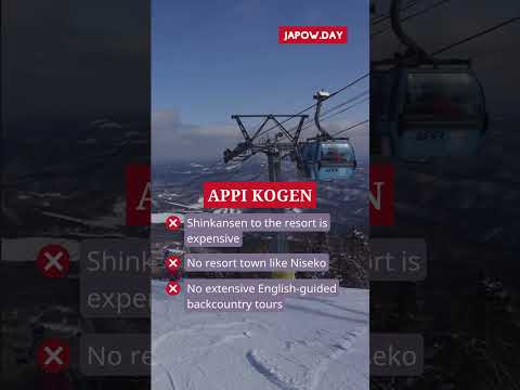 Japan Ski Resort as Niseko Alternatives #4 - Appi Kogen