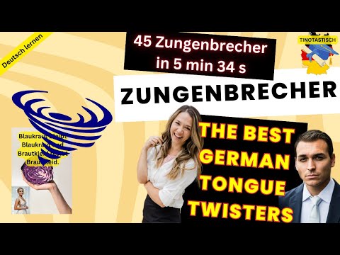 Schaffst Du 45 deutsche Zungenbrecher in 5 Minuten? | Best german tongue twister | #zungenbrecher