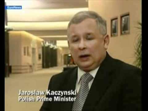 Kaczynski w wywiadzie po angielsku :D