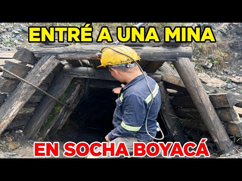 Así es una mina artesanal en Socha boyaca