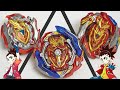 ACHILLES EVOLUTIONS TRIPLE BATTLE Union Achilles VS Cho Z Achilles VS Z Achilles Beyblade Burst