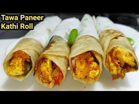 Street Style Tawa Paneer Kathi Roll
