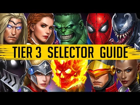 Tier 3 Selector Guide 2021 (1st to 16th Ranked) - Marvel Future Fight