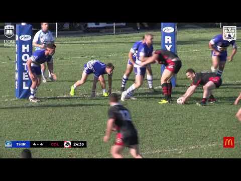 2019 IDRL 1st Grade Round 1 Highlights - Thirroul Butchers vs Collegians