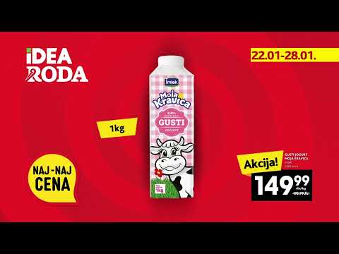 IDEA i RODA | Nedeljna akcija 22.01 - 28.01.2026.