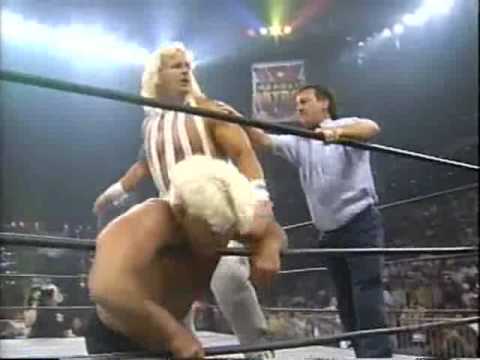 (7.14.1997) Road to Road Wild '97 Part 16 - Jeff Jarrett with Debra vs. Nature Boy Ric Flair