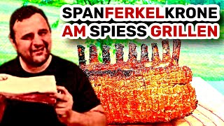XXL BRATEN FÜR KLEINES GELD! SO GRILLST DU SPANFERKEL KRONE!!! — Klaus grillt