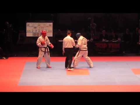 ITF World Cup Brighton 2012 - Mens Hyperweight Finals - Germany vs England - KNOCKOUT!